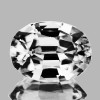 9x7 mm { 3.40 cts} Oval AAA Fire Natural Diamond White Zircon {Flawless-VVS1}--AAA Grade