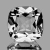 8.00 mm 1 pcs Cushion AAA Fire Natural Diamond White Topaz  {Flawless-VVS1}