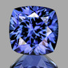 6.00 mm {1.27 cts} Cushion AAA Fire Top Blue Tanzanite Natural {Flawless-VVS1}--AAA Grade
