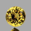 6.50 mm {1.07 cts} Round Natural Golden Yellow Mali Garnet {Flawless-VVS1}