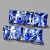 2.80 mm 6 pc Square Princess Cut AAA Fire Natural Madagascar Blue Sapphire {Flawless-VVS}