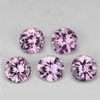 3.30 mm 5 pcs Round Brilliant Machine Cut Extreme Brilliancy  Natural Pink Sapphire {Flawless-VVS}--AAA Grade