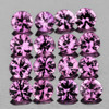 1.70 mm 35 pcs Round Machine Brilliant Cut Extreme Brilliancy Natural Intense Pink Sapphire Mozambique {Flawless-VVS}