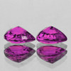 5x4 mm 2 pcs Pear AAA Fire Intense Red Violet Mozambique Sapphire Natural {Flawless-VVS}--AAA Grade