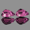 5x4 mm 2 pcs { 0.70 cts} Pear AAA Fire AAA Red Pink Mozambique Sapphire Natural {Flawless-VVS}--AAA Grade