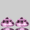 4.50 mm 2pcs Round AAA Fire Natural Purple Pink Sapphire (Flawless-VVS}