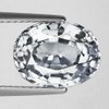 7.5x5.5 mm { 1.40 cts} Oval AAA Fire Natural Diamond White Ceylon Sapphire {VVS}--AAA Grade
