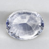 8x6 mm { 1.73 cts} Oval AAA Fire Natural Blue White Ceylon Sapphire {VVS}--AAA Grade