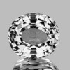 6.5x5.5 mm { 1.54 cts} Oval Best AAA Fire Natural Diamond White Ceylon Sapphire {Flawless-VVS}--AAA Grade