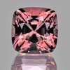 4.50 mm {0.58 cts} Cushion AAA Fire Natural Mahenge Pink Malaya Garnet {Flawless-VVS}