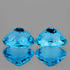 12x10 mm 2 pcs Oval Brilliant Cut AAA Fire Intense Sky Blue Topaz Natural {Flawless-VVS1}--AAA Grade