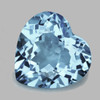 9.00 mm { 2.06 cts} Heart Extreme Brilliancy Top Santa Maria Blue Aquamarine Natural {Flawless-VVS}--AAA Grade