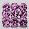 3.00 mm 9 pcs Round Brilliant Machine Cut Extreme Brilliancy Intense Pink Sapphire Natural {Flawless-VVS1}--AAA Grade