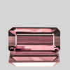 8.5x4 mm { 1.10 cts } Octagon AAA Luster AAA Peach Pink Tourmaline Natural { Flawless-VVS }