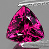 5.00 mm 1 pcs Trillion Best AAA Fire Intense Red Pink Rubellite Natural (VVS}--AAA Grade