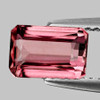 7x5 mm { 1.17 cts } Octagon AAA Luster Natural AAA Peach Pink Tourmaline { Flawless-VVS }