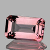 8.5x4.5 mm {1.00 cts} Octagon AAA Luster Natural Peach Pink Tourmaline { Flawless-VVS }
