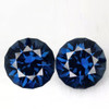 7.00 mm 5 pcs Round Diamond Cut Natural Jet Black Onyx