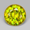 5.50 mm Round Brilliant Cut Multi Color Flash Fire Natural Canary Yellow Sphene {Flawless-VVS}--AAA Grade
