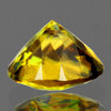 4.50 mm Round Multi Color Flash Fire Natural Yellow Sphene {Flawless-VVS}