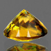 4.90 mm Round Multi Color Flash Fire Natural Golden Yellow Sphene {VVS}