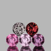 4.00 mm 5 pcs Round AAA Fire Natural Fancy Color Spinel Mogok {Flawless-VVS}