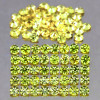 1.30 mm 80 pcs Round Brilliant Machine Cut Extreme Brilliancy Natural Canary Yellow Sapphire {Flawless-VVS1}