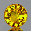 4.80 mm Round AAA Fire Intense Yellow Sapphire Australia Natural {Flawless-VVS}