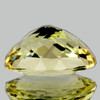 12.5x10.5 mm { 4.70 cts} Oval AAA Fire Natural Yellow Beryl 'Heliodor' {Flawless-VVS}