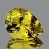 9.5x7 mm { 1.70 cts} Pear Best AAA Fire Intense Yellow Beryl 'Heliodor' Natural {Flawless-VVS1}--AAA Grade