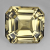 9x8.5 mm { 3.23 cts} Octagon Emerald Cut AAA Fire Natural Yellow Beryl 'Heliodor' {Flawless-VVS}