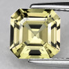 9.00 mm { 3.45 cts} Octagon Emerald Cut AAA Fire Natural Yellow Beryl 'Heliodor' {Flawless-VVS}