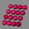 1.70 mm 35 pcs Round Brilliant Cut AAA Fire Premium Pink Red Mogok Ruby Natural {Flawless-VVS}--Premium Grade