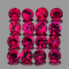 2.00 mm 20 pcs Round Brilliant Cut AAA Fire Premium Pink Red Mogok Ruby Natural {Flawless-VVS}--Premium Grade