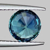 4.50 mm Round Best AAA Fire Teal Green Blue Sapphire Natural (Flawless-VVS}--AAA Grade