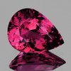 9x7 mm {2.45 cts} Pear Brilliant Cut Best AAA Fire AAA Raspberry Pink Rhodolite Garnet Natural (Umbalite) {Flawless-VVS1}--AAA Grade