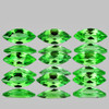 5x2.5mm 9 pcs Marquise Brilliant Cut AAA Fire Natural Chrome Green Tsavorite Garnet {Flawless-VVS}