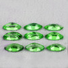 5x2.5mm 9 pcs Marquise Brilliant Cut AAA Fire Natural Chrome Green Tsavorite Garnet {Flawless-VVS}