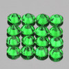 2.00 mm 30 pcs Round Diamond Cut AAA Fire Intense Chrome Green Tsavorite Garnet Natural (Flawless-VVS}