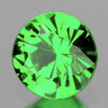 4.00 mm Round Diamond Cut AAA Fire Intense Chrome Green Tsavorite Garnet Natural {Flawless-VVS}--AAA Grade