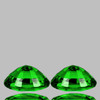 5x4 mm 2pcs {0.80 cts} Oval AAA Fire Intense Emerald Green Tsavorite Garnet Natural {VVS}--AAA Grade