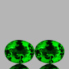 5x4 mm 2pcs {0.80 cts} Oval AAA Fire Intense Emerald Green Tsavorite Garnet Natural {VVS}--AAA Grade