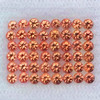 1.50 mm 50 pcs Round Machine Brilliant Cut Extreme Brilliancy Mandarin Orange Sapphire Natural {Flawless-VVS1}--AAA Grade