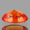 7x5 mm Oval AAA Fire Intense Orange Sapphire Natural {Flawless-VVS}--AAA Grade
