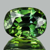 8x6 mm {1.50 cts} Oval AAA Fire AAA Forest Green Sapphire Natural {Flawless-VVS}--AAA Grade