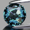 5.00 mm { 0.66 cts} Round AAA Fire Natural Blue Green Madagascar Sapphire {Flawless-VVS}