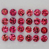 1.50 mm 50 pcs Round Brilliant Cut AAA Fire Jedi Pink Red Spinel Natural {Flawless-VVS}--AAA Grade