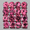 1.50 mm 50 pcs Round Brilliant Cut AAA Fire Intense Mahenge Pink Spinel Natural {Flawless-VVS}--AAA Grade