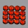 1.50 mm 50 pcs Round Brilliant Cut AAA Fire Intense Orange Mahenge Spinel Natural {Flawless-VVS}--AAA Grade