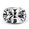 7x5 mm { 1.33 cts} Cushion Best AAA Fire Natural White Sapphire {Flawless-VVS}--FREE CERTIFICATE
